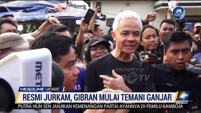 Resmi Jadi Jurkam, Gibran Ikut Ganjar Lari Pagi dan Blusukan di Bogor