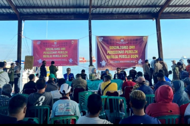 Nelayan di Makassar Dapat Edukasi Pemilu 2024