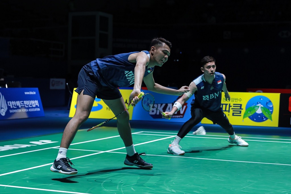 Today’s Korea Open 2023 final schedule: Fajar/Rian play against Indian pairs