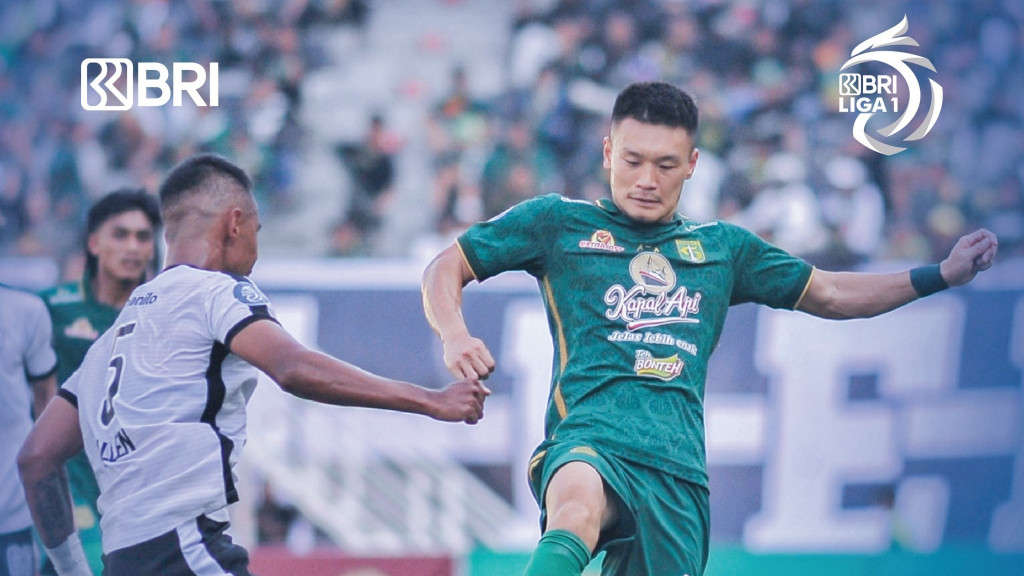 Suasana laga Persebaya Surabaya vs RANS Nusantara FC. (Foto: Twitter @liga1match)