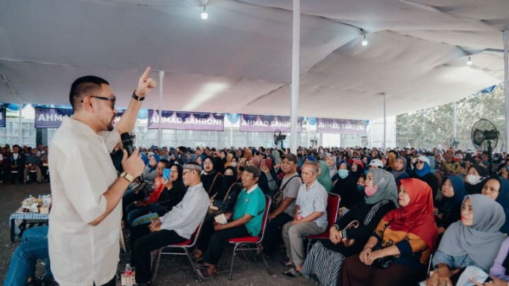 Kunjungan Reses, Sahroni Imbau Warga Jakut Tak Golput