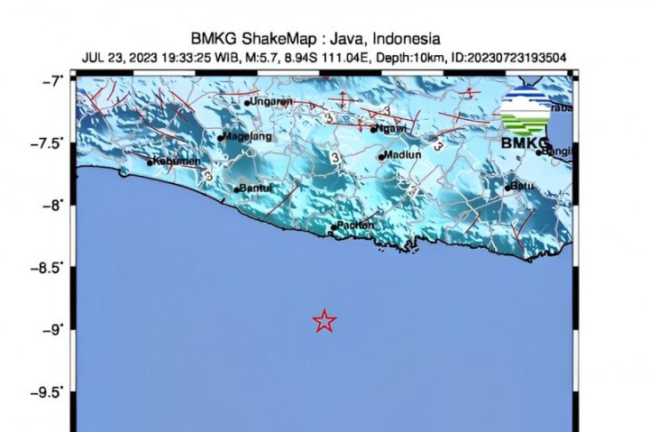 Aktivitas Subduksi Lempeng Pemicu Gempa Pacitan Magnitudo 5,7