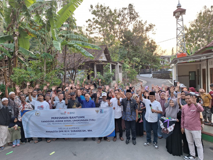 Legislatif NasDem Berikan Akses Bantuan Infrastruktur Warga Gunungkidul