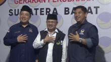 Mantan Ketua Dewan Pimpinan Wilayah (DPW) Partai Perindo Sumatra Barat Ali Mukni berlabuh ke NasDem. Metro TV