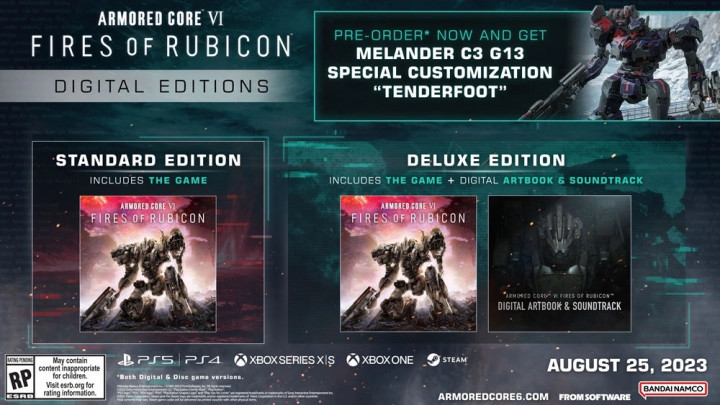 Ini Penampakan Armored Core VI: Fires of Rubicon Collector’s Edition