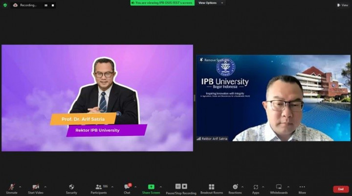 Rektor: 10% Mahasiswa Baru IPB University adalah Mantan Ketua OSIS