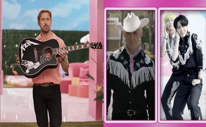 Ryan Gosling Hadiahi Jimin BTS Gitar Ken dari Film Barbie