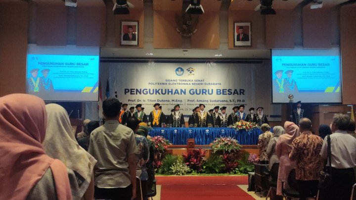 Tambah 2 Guru Besar Baru, Kini PENS Punya 6 Profesor