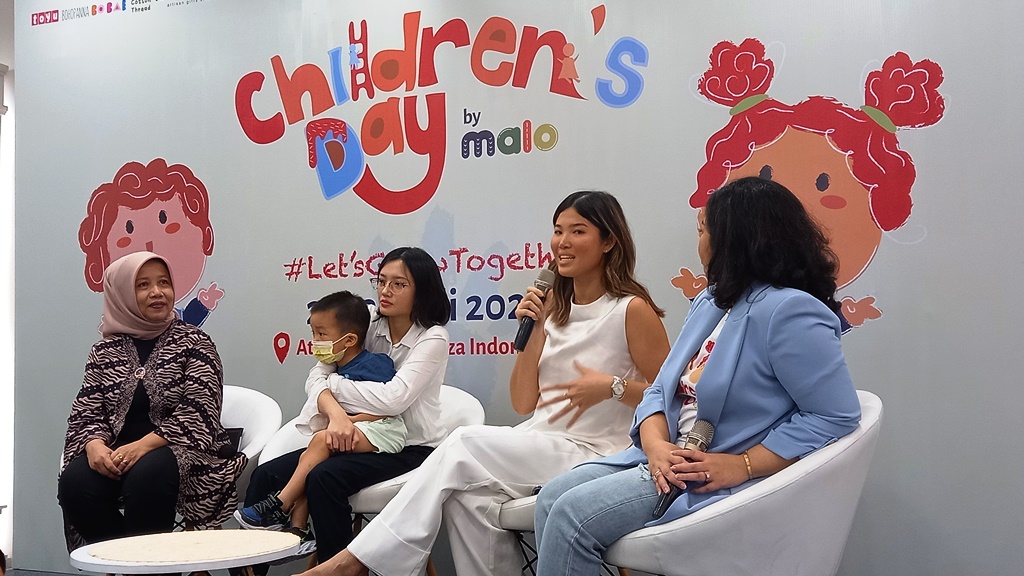 Talkshow perayaan Hari Anak Nasional dari Children's Day by Malo di Plaza Indonesia. Foto: Aulia/Medcom