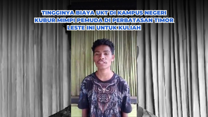 UKT Mahal, Julianus Mesti Mengubur Mimpi Kuliah dan Jadi Insinyur