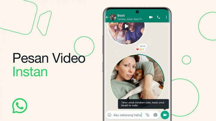 Segera Bergulir, Begini Cara Kirim Pesan Video Instan di WhatsApp