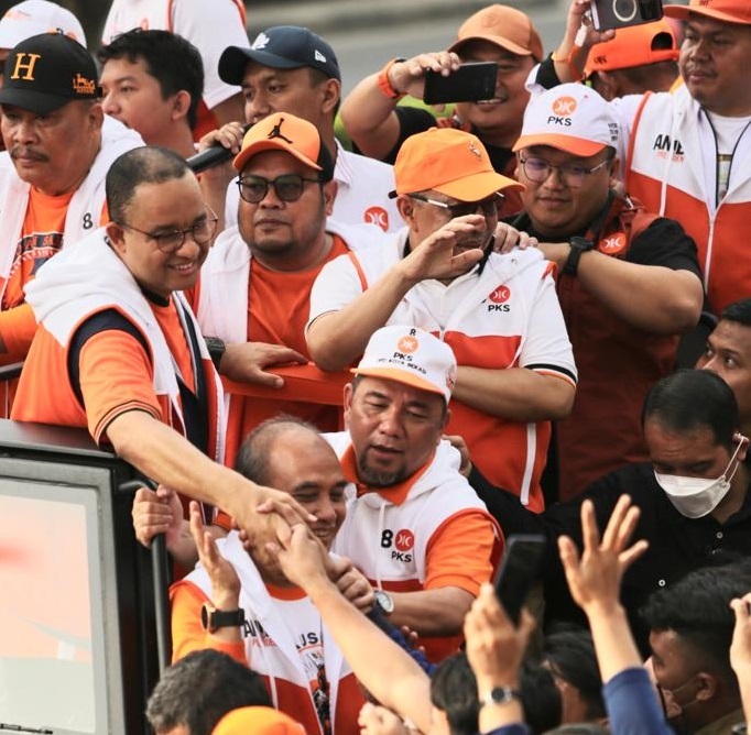 Disambut Meriah Warga Kota Bekasi, Anies: Gambarkan Solidaritas
