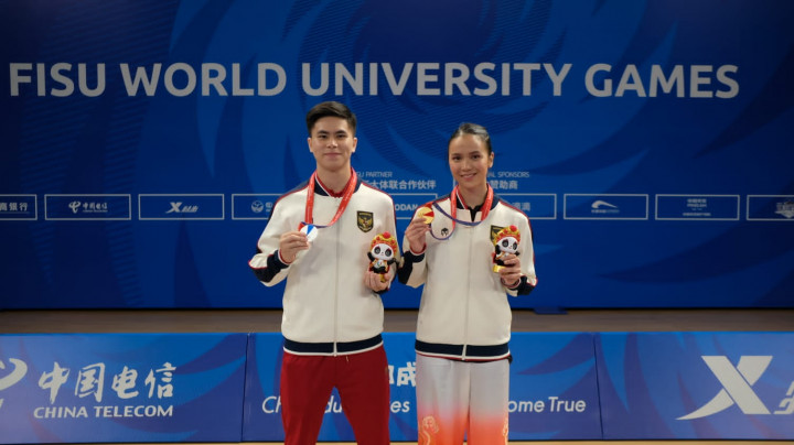 Di Hari Pertama, Rara dan Edgar Sabet 2 Medali di FISU World University Games