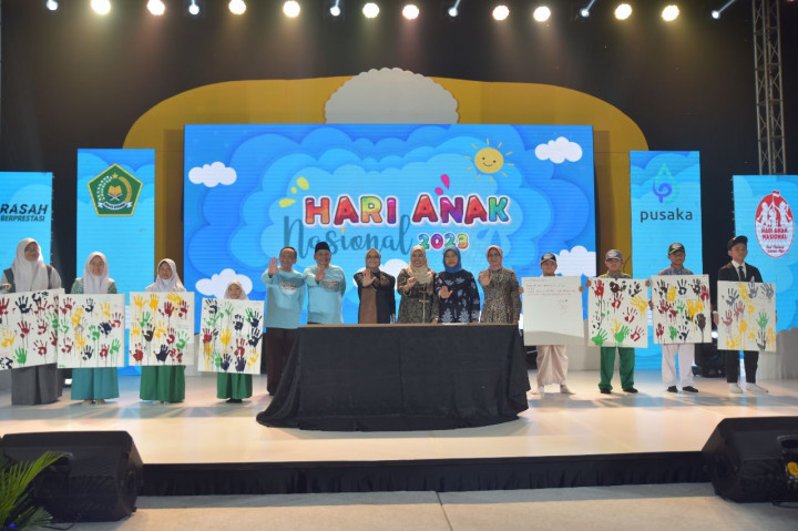 Kemenag Sampaikan 7 Poin Deklarasi Madrasah Ramah Anak di Peringatan HAN 2023