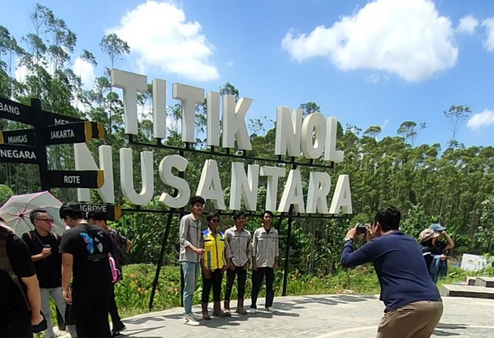 Bak Tempat Wisata, Titik Nol IKN Nusantara Ramai Dikunjungi Warga