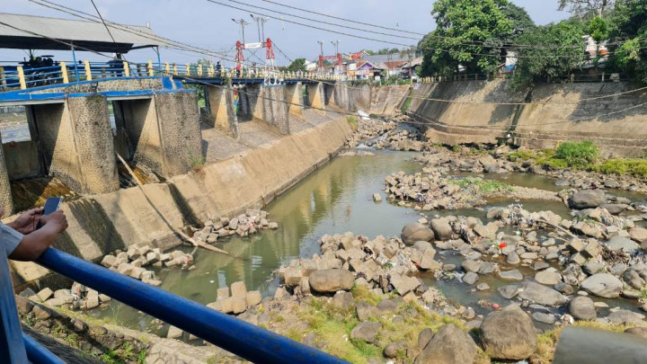 Bendungan Katulampa Kering, Air Diprioritaskan untuk Pertanian