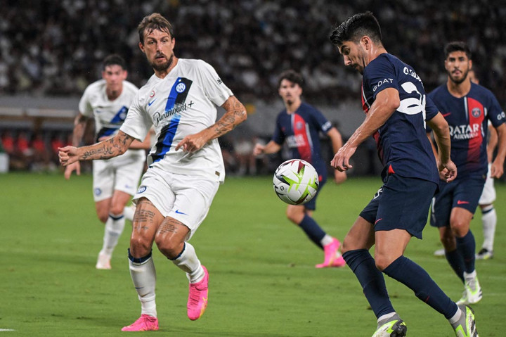 Inter Kalahkan PSG 2-1 dalam Laga Persahabatan di Tokyo