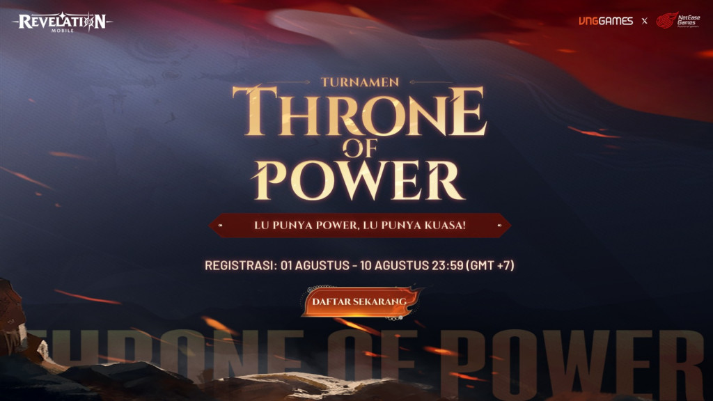 Game Revelation: Infinite Journey menggelar turnamen internasional 'Throne of Power 2023'.