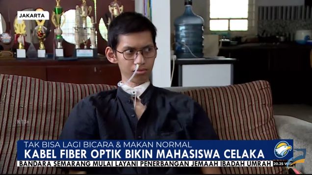 Derita Jerat Kabel Optik Masih Dialami Sultan 6 Bulan Sejak Kejadian