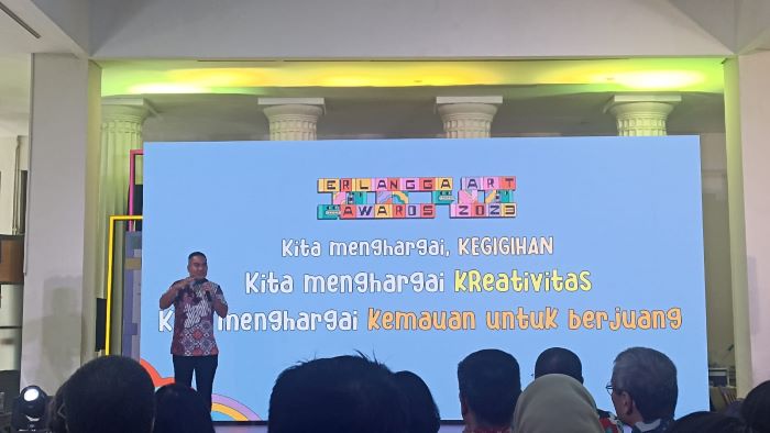 Direktur Utama Penerbit Erlangga Raja Hutauruk. Foto: Medcom.id/Ilham Pratama