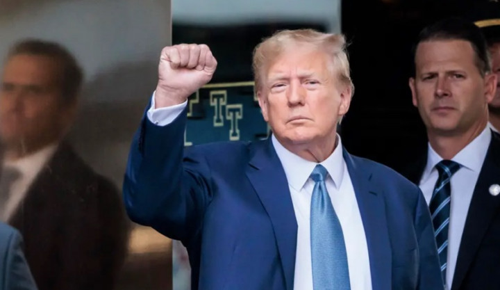 Dituduh Konspirasi Batalkan Hasil Pemilu 2020, Trump Mengaku Tidak Bersalah