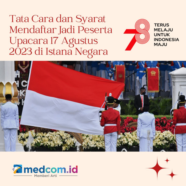 Tata Cara dan Syarat Mendaftar Jadi Peserta Upacara 17 Agustus 2023 di Istana Negara