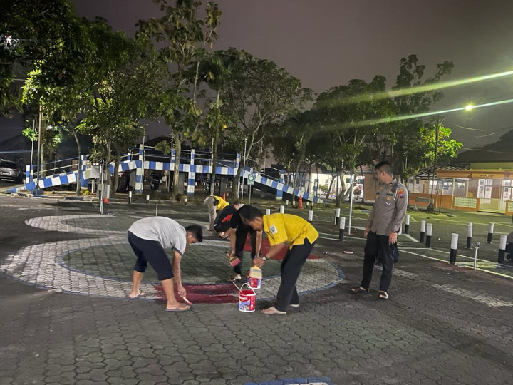 Sirkuit Angka 8 Lintasan Ujian SIM C di Malang Diganti