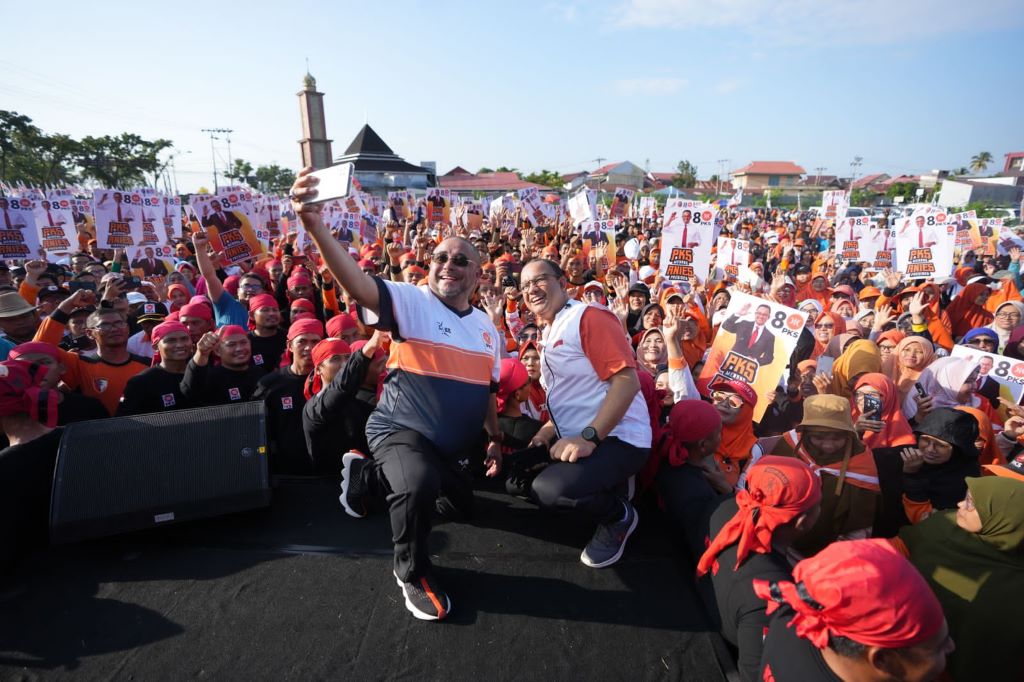 Hadiri Apel Siaga PKS Sumbar, Anies Bertekad Tegakkan Keadilan