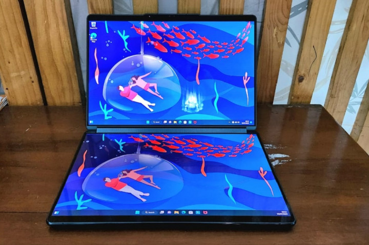Lenovo Yoga Book 9i, Laptop Dua Layar Tanpa Keyboard