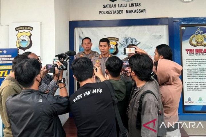 Kasus Tabrakan Anak Pimpinan DPRD Sulsel Disanksi Tilang
