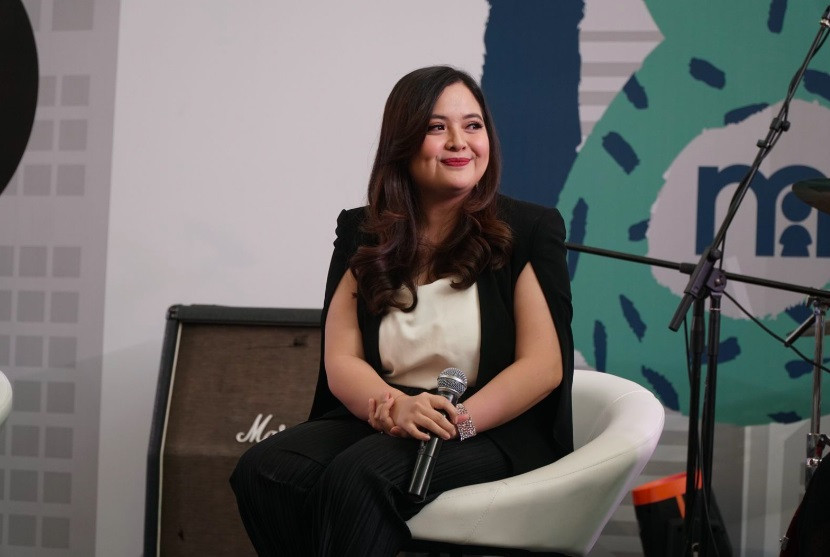 Tasya Kamila pada acara HUT ke-18 Mothercare Indonesia. Dok. Ist