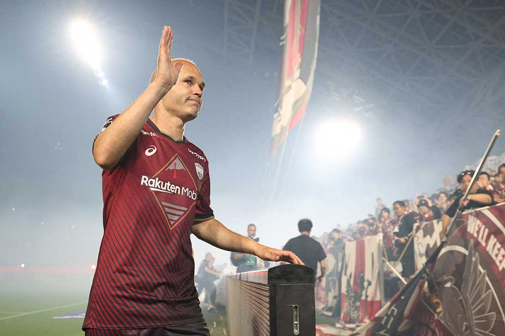 Andres Iniesta. AFP PHOTO/Yuichi Yamazaki