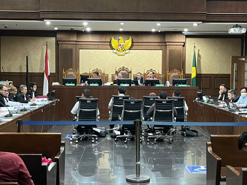 Ilustrasi persidangan kasus korupsi proyek BTS 4G. Foto: Medcom.id/Candra.