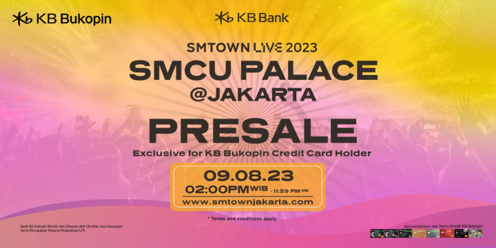 Catat Tanggalnya! Penjualan Tiket Konser SMTOWN Presale Bank KB Bukopin Dimulai Besok