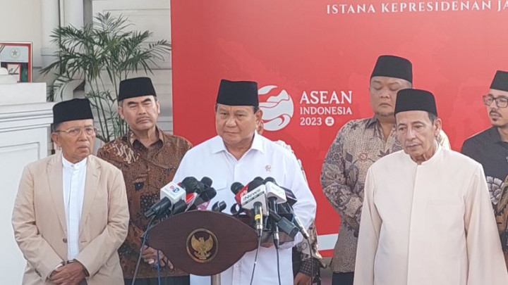 Duduki Peringkat Teratas Hasil Survei Capres, Prabowo: Alhamdulillah