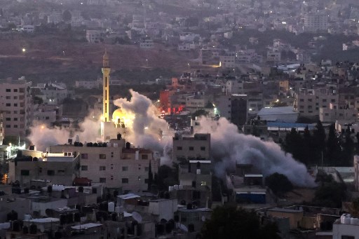 Rumah warga Palestina yang dihancurkan pasukan Israel. Foto: AFP