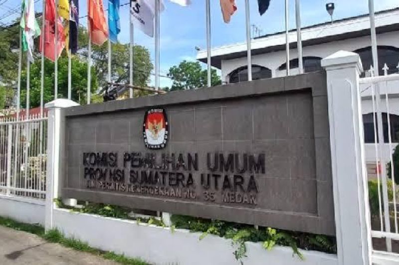Kantor Komisi Pemilihan Umum (KPU) Provinsi Sumatera Utara (ANTARA/HO)