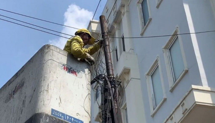 Kabel Semrawut di Jakarta Mulai Dibenahi Dinas Bina Marga