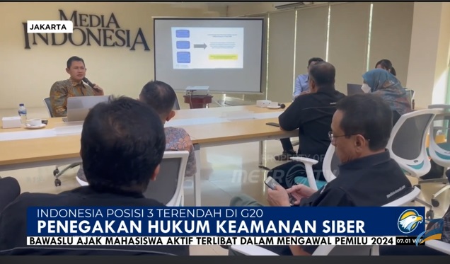 Duh! Keamanan Siber Indonesia Nomor 3 Terburuk di Antara Anggota G20