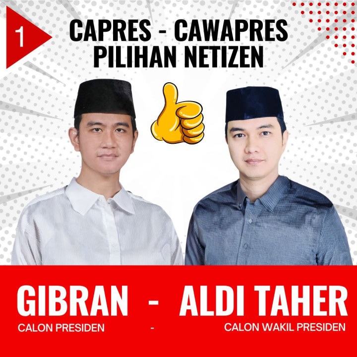 Capres-Cawapres dengan Aldi Taher, Gibran: Buat Lucu-lucuan