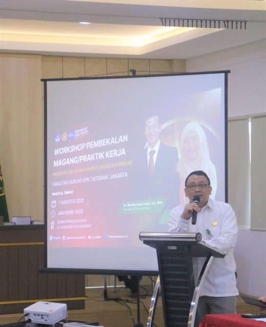 UPN Jakarta Bekali Mahasiswa Fakultas Hukum Sebelum Magang MBKM