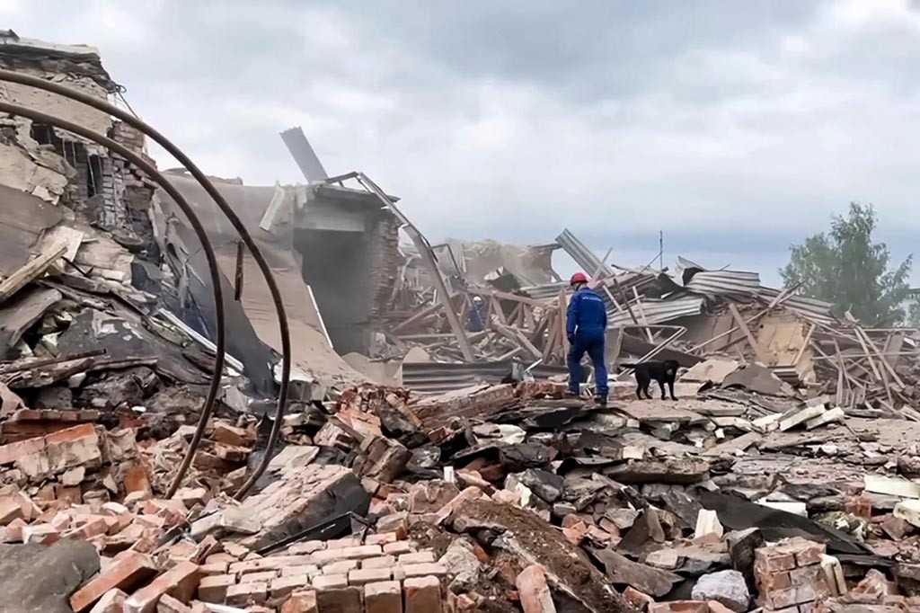 52 Orang Terluka dalam Ledakan di Sebuah Pabrik di Rusia