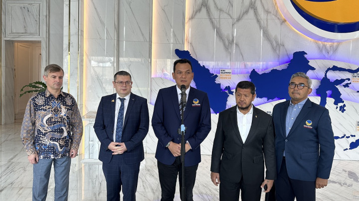 Partai NasDem Terima Delegasi Ukraina, Bahas Geopolitik