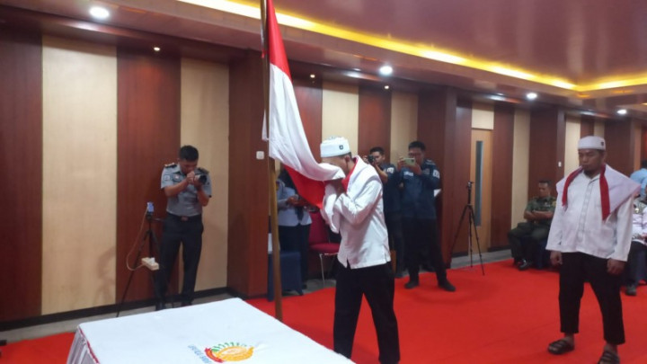 3 Napiter Jaringan JAD di Lapas Rajabasa Lampung Ikrar Setia ke NKRI