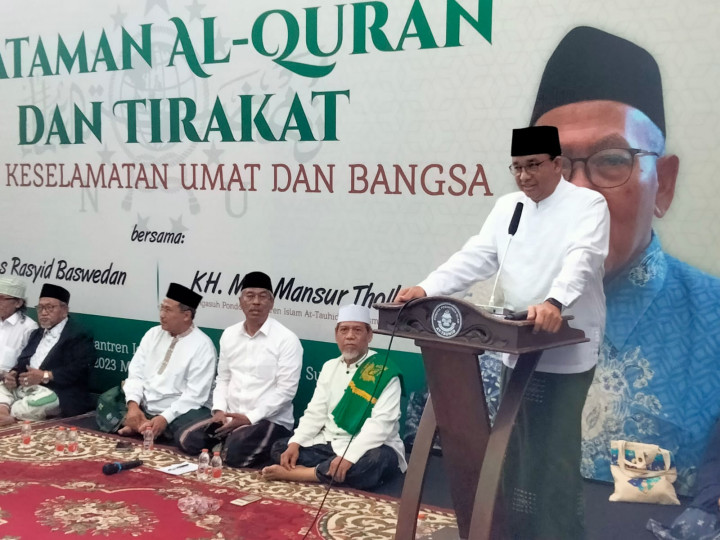 Berkunjung ke Ponpes di Surabaya, Anies Dapat Usulan 6 Nama Bacawapres