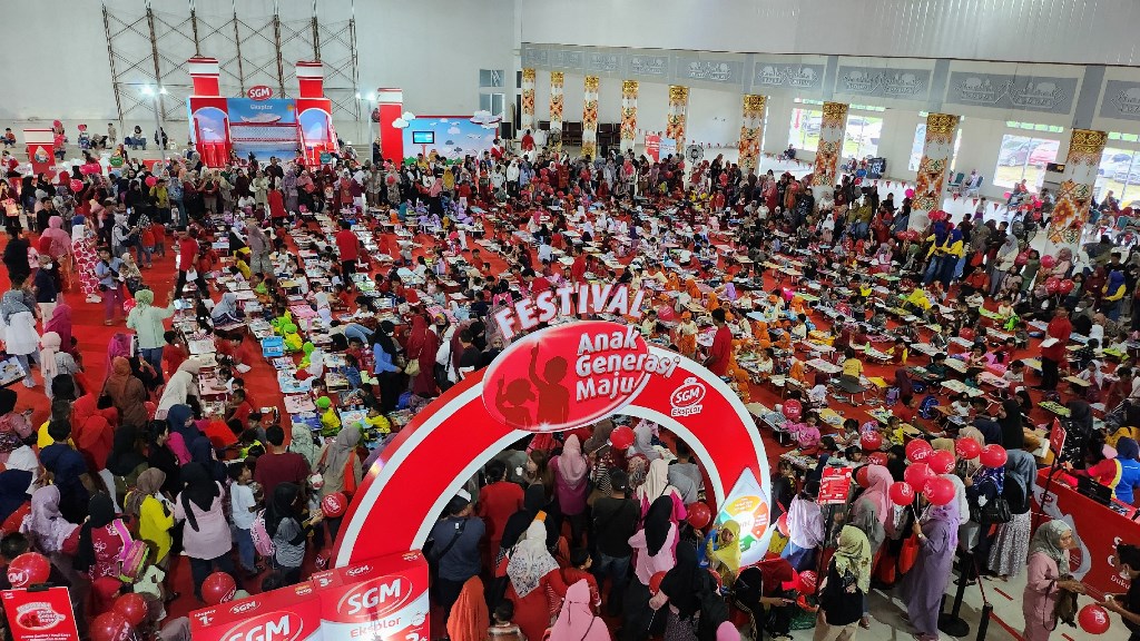 Kemeriahan SGM Eksplor Festival Anak Generasi Maju. Dok. Ist