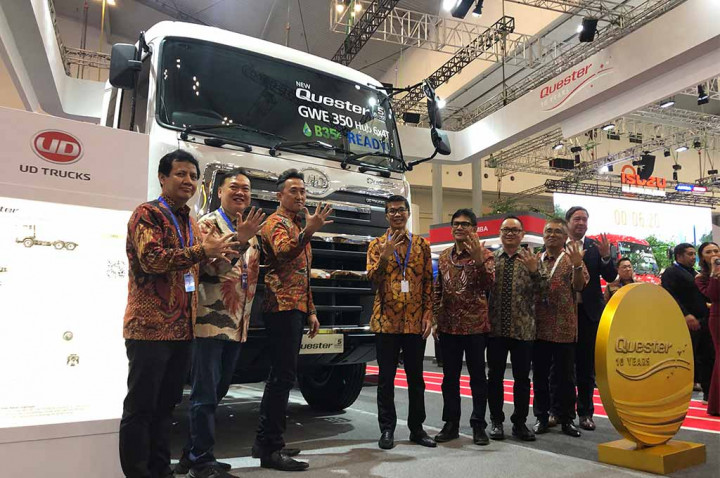 Satu Dekade UD Trucks Quester, Boyong 4 Truk Siap Pakai Biofuel B35?