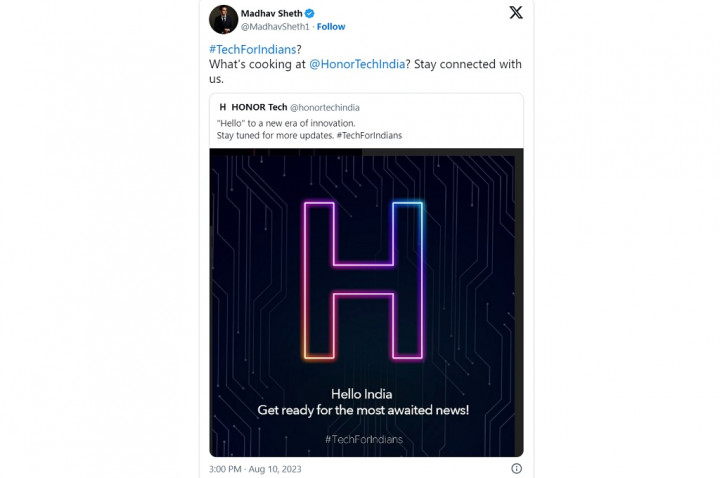 Mantan CEO Realme India Bergabung ke Honor