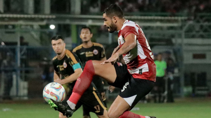 Madura United Tekuk Persija lewat Kolaborasi Apik Jaja dan Brandao