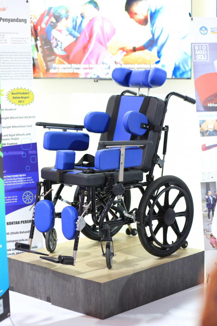 Prototipe Beta Kursi Roda, Inovasi Tim Riset Universitas Pancasila untuk Penyandang Cerebral Palsy